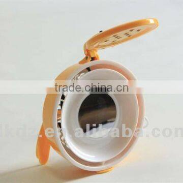 New ABS material creative multi-function mini usb desk fan with double switch button