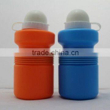 260ml BPA FREE mini collapsible water sports bottle factory direct