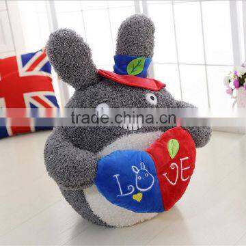 2016 Newest Custom Cute Soft Stuffed Lotus Leaf Totoro Doll For Baby photo-3