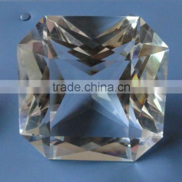 square crystal glass diamond for wedding gift(R-0159)