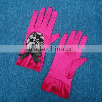 2016 Halloween Costume Accessory Party Supply Satin Gloves photo-2