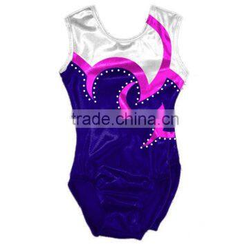 custom metalic fabric for children gymnastic leotards