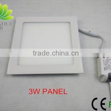 Ultra-thin 3w square led tv panel light ce rohs approved