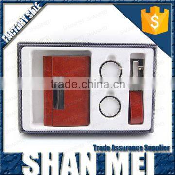 Lately Highly Favored by Women Three Sets of Pen Set(leather Wallet+key Ring +ball Pen) photo-5