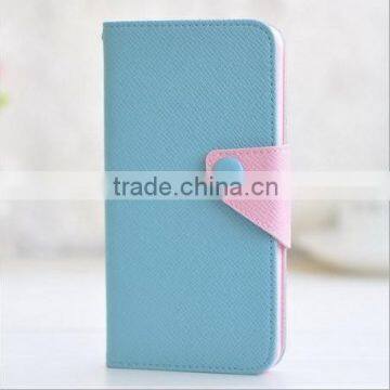 New Design Mix Color Leather Flip Case for Blackberry Z10