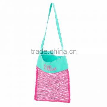 Wholesale Boutique Hot Pink Mesh Shell Tote