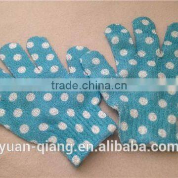 Skin Care Exfoliating Round Dots Body Bath Glove photo-4