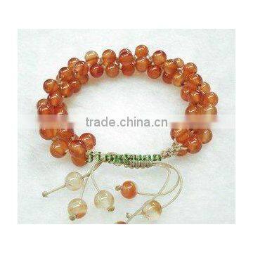 Natural agate bracelet