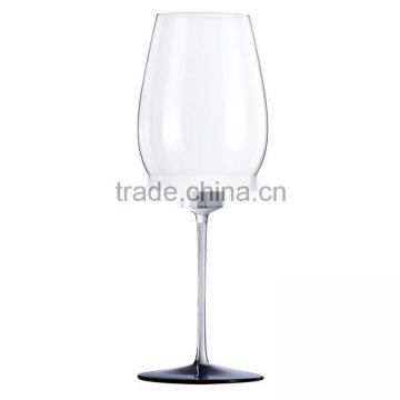 Wholesale Promotional Mouth-blown Crystal Goblet Wine Glass