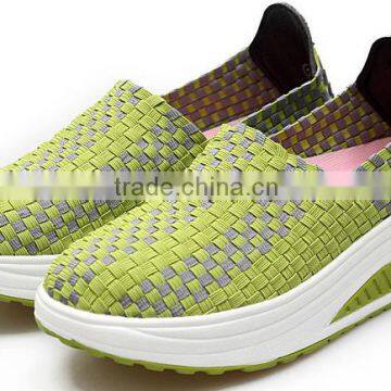 Popular Women's Woven Shoes With High Quality , Casual Sport Shoes