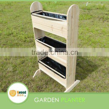 Three layer Flower Wooden Flower Planter