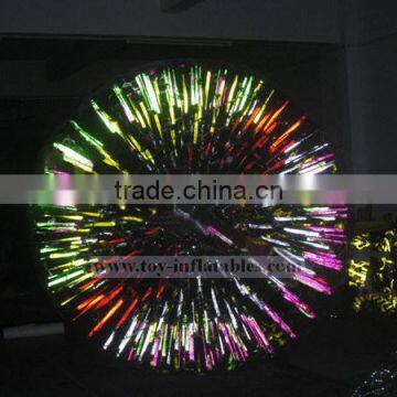 Discount customized shining inflatable zorb ball