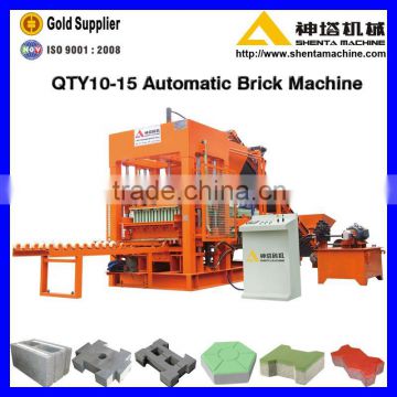 QTY10-15 Full automatic high efficiency concrete block making machine