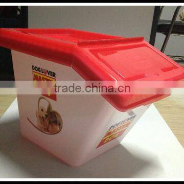 Hot Sale 22kg plastic pet food container