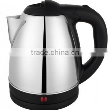 Baidu Direct Sale 1.8L CB CE Approval Stainless Steel Electric Kettle Auto Power Off Sate used at home kitchen