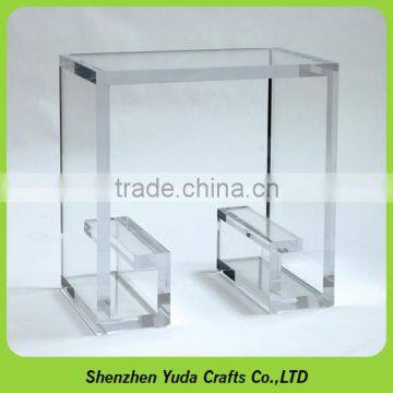 Custom Lucite Perspex side end table Clear Acrylic Side Table