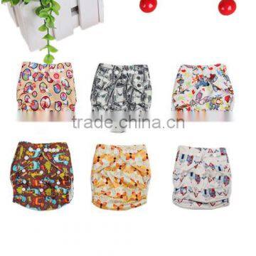 Cartoon waterproof PUL One size fits all Print Cloth Diaper