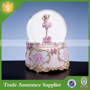 New Product Custom Resin Ballerina Snow Globe