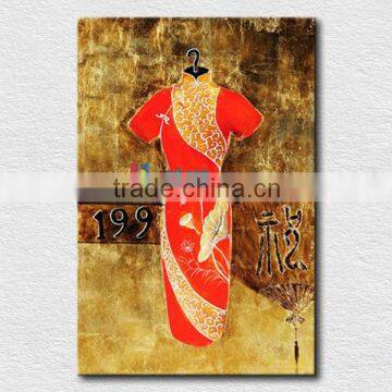 Reproduction best artwork oil painting of Chi-Pao China painting for bedroom