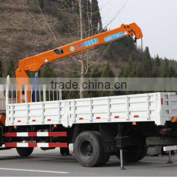 6.3ton loading crane truck mounted, Model No.: SQ6.3S3, hydraulic crane with telescopic arms