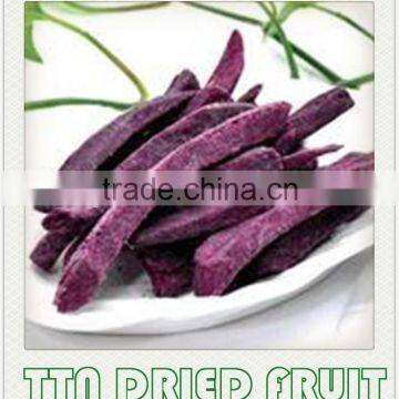 Dried purple sweet potato slice