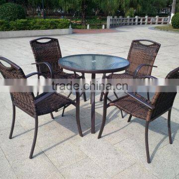 ZT-1093CT 2014 hot sales synthetic stackable balcony rattan furniture