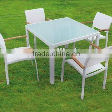 ZT-1263CT white Aluminum garden furniture