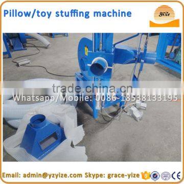 Fiber carding and filling machine for pillow / pillow cotton-filling machine