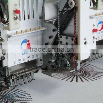 LJ-sequin mixed cording embrodiery machine