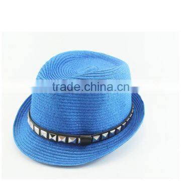 Top Quality Fedora Diamond Seashell Cap Manual Colourful Straw Hats For Ladies photo-2