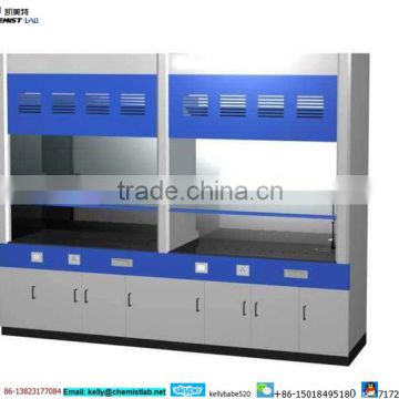 Chemical Laboratory Steel Bench-Top Fume Hood With Sink