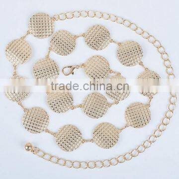 Alloy engraving flower sexy body chain