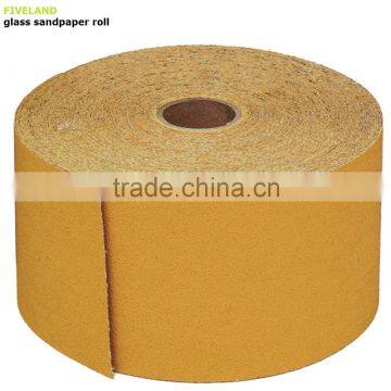 OEM factory wholesale abrasive glass sandpaper rolls