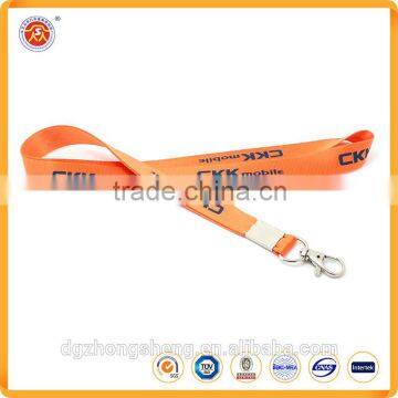 2016 Promotional Work Permit Of The Nylon Polyester Lanyard