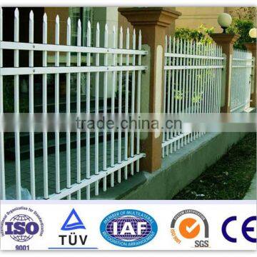 Hot sale zinc steel powder coating fence for sale!