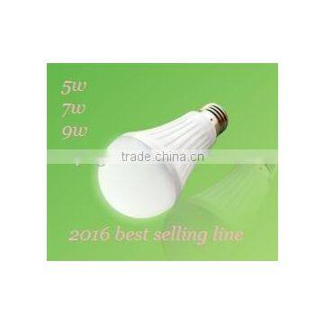 2016 latest energy saving led bulb for camping, reading and so on,5w 7w 9w rechargeable led emergency light bulb