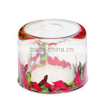 elegant POP new design leather tissue box