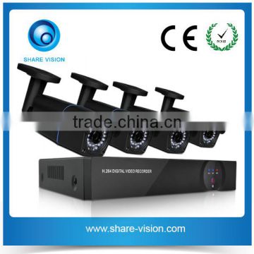 Outdoor Surveillance CCTV Camera AHD 720P 4CH AHD DVR KIT