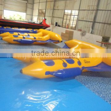 4 seats Inflatable Flyfish Banana Boat for adults water park toys