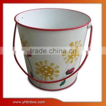 color tin bucket