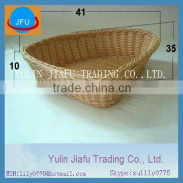 New style handmade weaving triangle plastic baskets