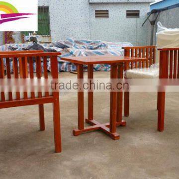 outdoor wood chair design table DH-2002