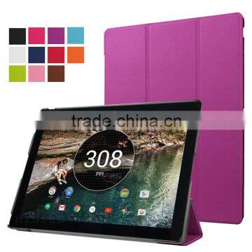 High Quality Full Cover Flip pu Leather Stand Tablet Case Slim Rugged Folio Case for Google Pixel c photo-6