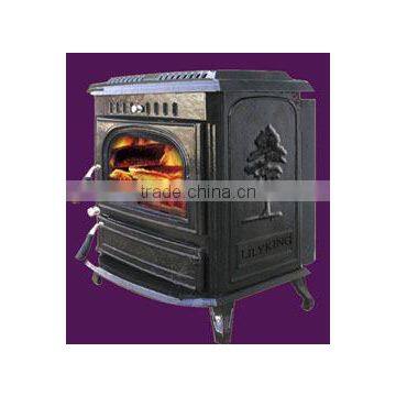 henan cast iron wood burning fireplace