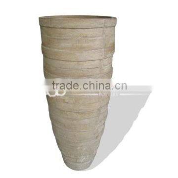 Vietnam Garden Cement Planter Light-Concrete-Pot