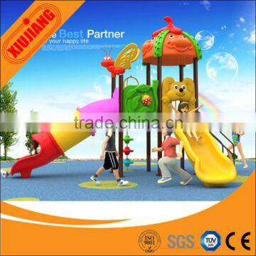 LLDPE plastic material kids outdoor playground equipment for home park and school