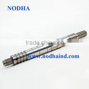 Polished spline shaft, motor shaft