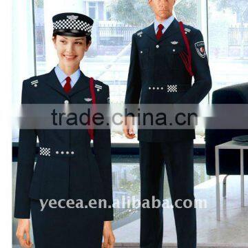 Top quality good sewing security guards uniform