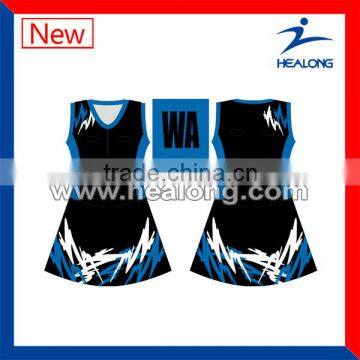 New Latest Desgin Women Lycra Netball Dress Skirts