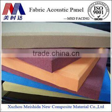 Fabric acoustic panel for interior decoration